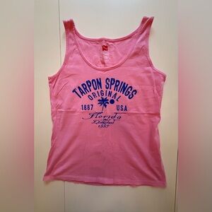 Pink Tarpon Springs Tank Top